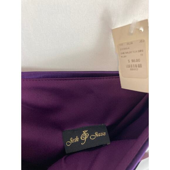 NWT Josh & Jazz Satin One Shoulder Ruched Formal Dress Size 11/12 - Picture 5 of 6